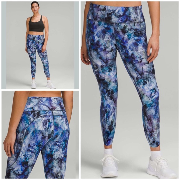 Lululemon Fast and Free High-Rise Tight 25" SIZE 6
Chromasphere Multi Blue - Picture 2 of 15